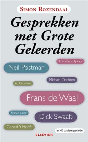 Gesprekken met grote geleerden 9789068829747, Verzenden, Gelezen, Simone Rozendaal