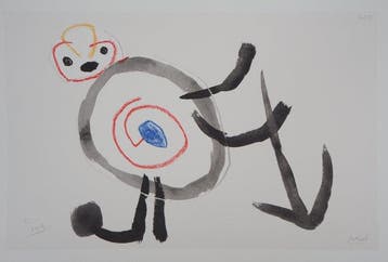 Joan Miro (1893-1983) - Animal surréaliste