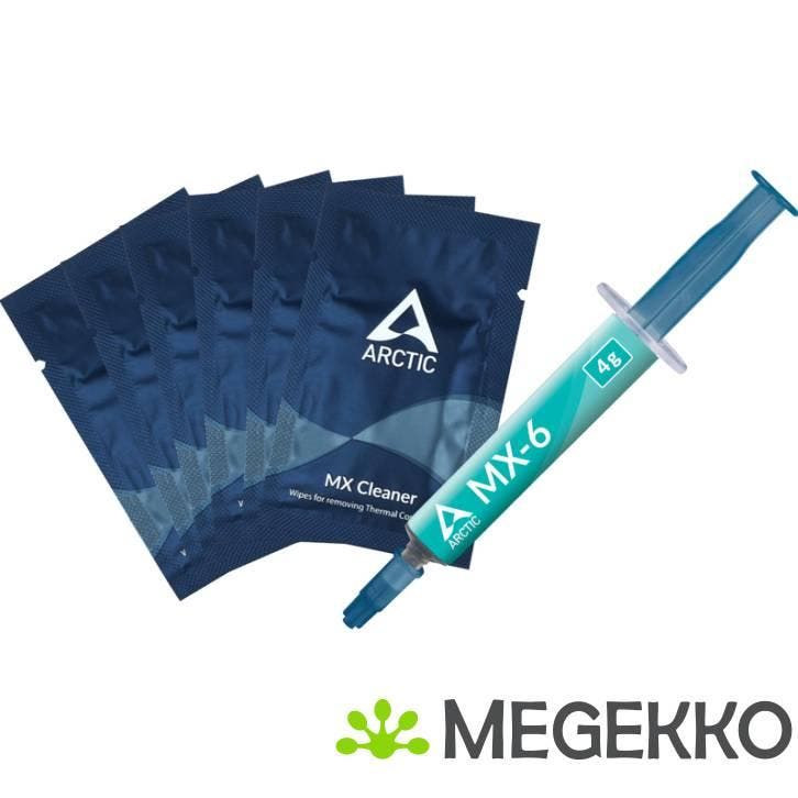 ARCTIC MX-6 ULTIMATE Performance Thermal Paste 4g + 6pcs MX, Computers en Software, Computerkoelers, Nieuw, Verzenden