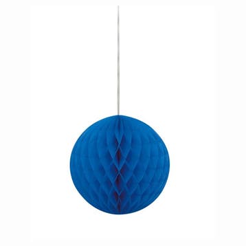 Honeycomb Bol Blauw 20cm, Verzenden