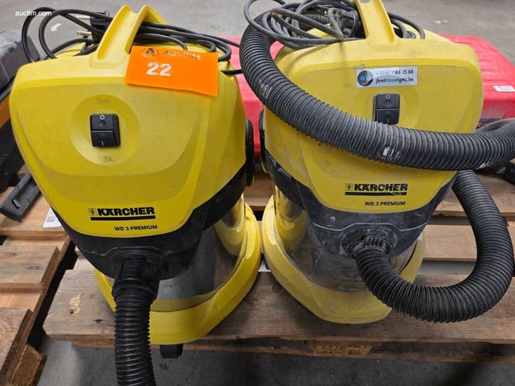 (2x) Stofzuigers Karcher WD 3 premium, Bricolage & Construction, Outillage | Outillage à main