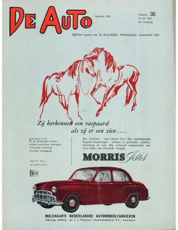 1956 DE AUTO MAGAZINE 30 NEDERLANDS, Nieuw