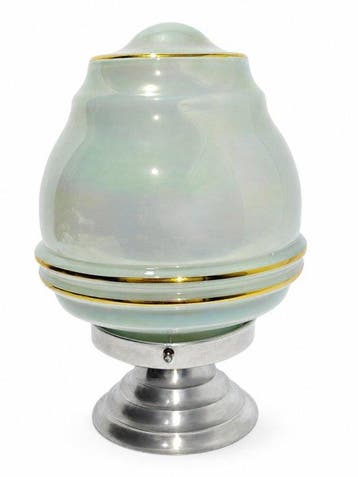 Tafellamp - Iriserend glas - Art Deco-tafellamp, Antiek en Kunst