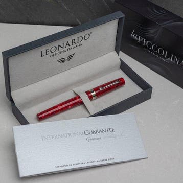 Leonardo La piccolina - Roller rosso passione - Stylo