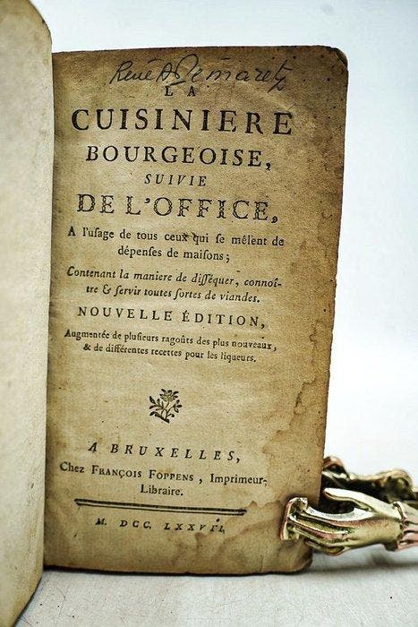 Joseph Menon - La cuisinière bourgeoise, suivie de loffice, Antiek en Kunst, Antiek | Boeken en Manuscripten