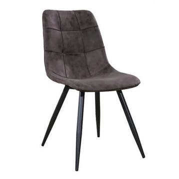 Stoelen | PEAK | Microvezel/Metaal | Steel | Zwarte Poten |, Verzenden