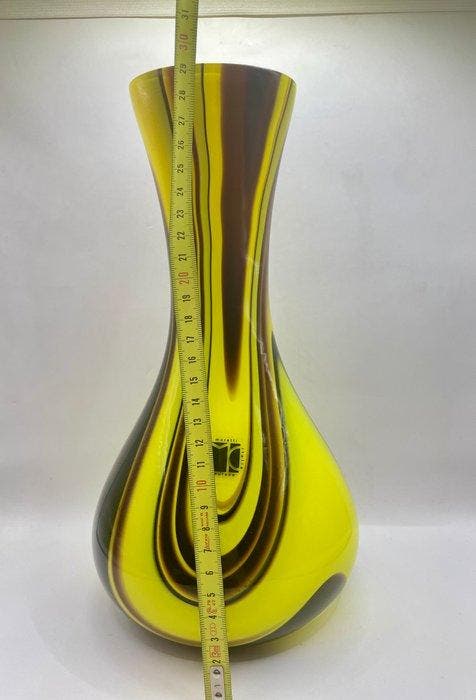 Murano - Carlo Moretti - Vaas - Muranoglas - 28cm, Antiek en Kunst, Antiek | Glaswerk en Kristal