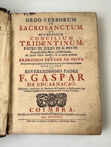 Francisco Freyre da Sylva - Ordo Verborum in Sacrosanctum -