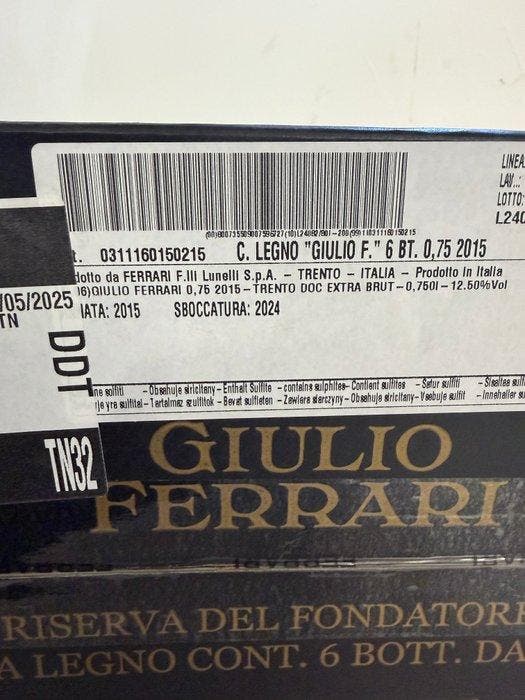 2015 Cantine Ferrari, Giulio Ferrari Riserva del Fondatore -, Collections, Vins