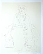 Gustav Klimt (1862-1918) - Damenbildnis Studie