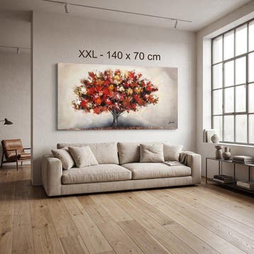Monika Spiewak - Tree - Oil Painting Stretched On The Frame