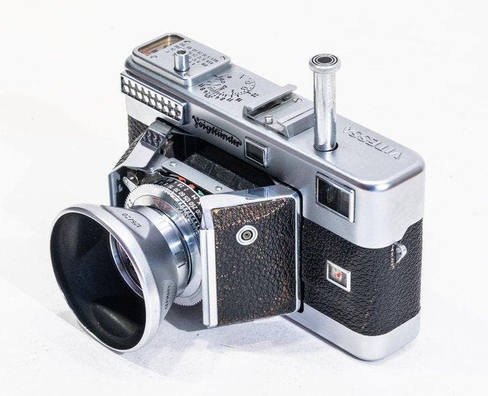 Voigtländer Vitessa L met Ultron f/2,0 lens Analoge camera, Audio, Tv en Foto, Fotocamera's Analoog