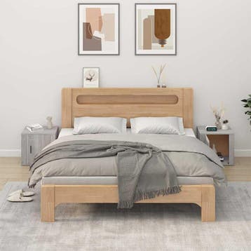 vidaXL Nachtkastjes 2 st 50x39x47 cm grijs sonoma, Verzenden, Nieuw