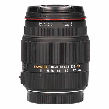 Sigma 18-200mm f/3.5-6.3 DC OS II (Canon) met garantie, Ophalen of Verzenden