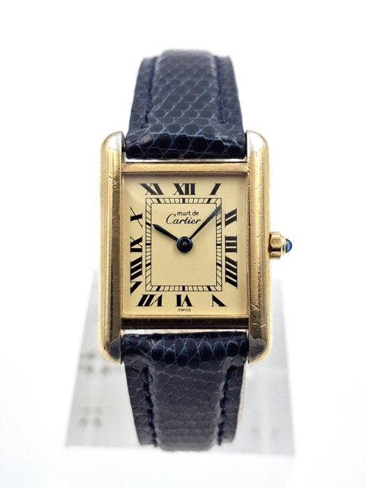 Cartier - Tank Must de Cartier - Sans prix de réserve -, Handtassen en Accessoires, Horloges | Heren