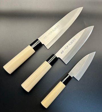 Seki Tsubaz Saku - Keukenmes - Chefs knife - Natuurlijk
