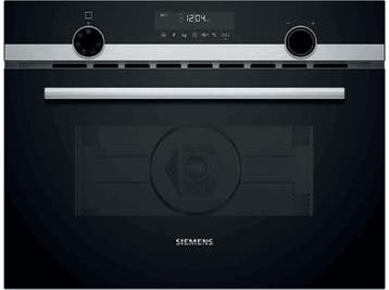 Siemens -  Inbouw Combi Microgolf - Inox, Verzenden, Hete lucht, 60 cm of meer, Nieuw