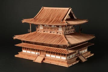 Horyu-ji Kondo Main Hall (Werelderfgoed), schaal 1:50, groot