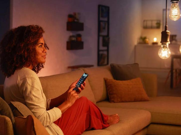 Philips Hue Filament Lichtbron E27 Globe - White - 9,5 cm -, Maison & Meubles, Lampes | Autre, Envoi