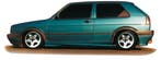 Rieger side skirt | Golf 2: 83-91 - 5-drs. | l stuk ongespot, Verzenden, Nieuw, Volkswagen