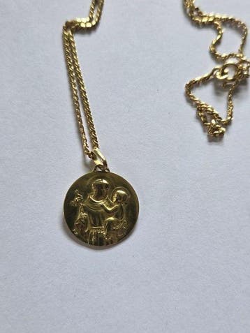 Halsketting - 18 karaat Geel goud, Handtassen en Accessoires, Kettingen, Nieuw
