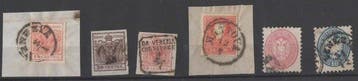 Anciens états italiens 1850/1863 - 13 timbres-Sardaigne,