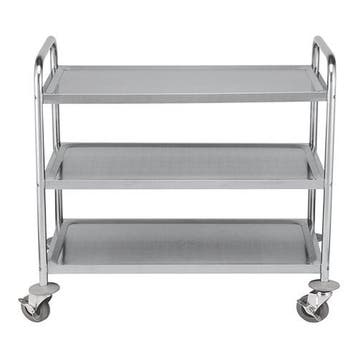 Serveerwagen (cap.3x 90x50cm) |970x550x950(h)mm CaterChef, Verzenden, Nieuw in verpakking