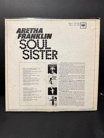 Aretha Franklin - Soul Sister LP Orig US 1st press red