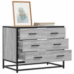 vidaXL Ladekast 70x41x56 cm bewerkt hout grijs sonoma, Verzenden, Nieuw
