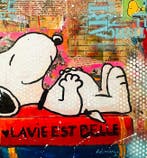 Artmony - Tableau la belle vie de Snoopy, Antiquités & Art