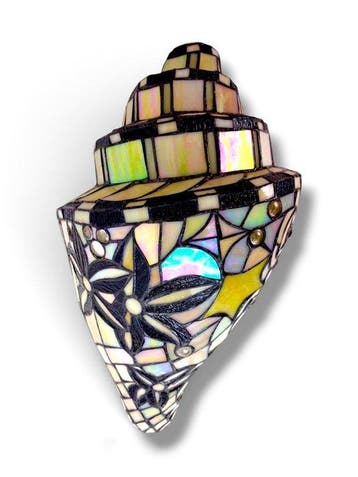 Wandlamp - Tiffany stijl art deco lamp schelpvorm -