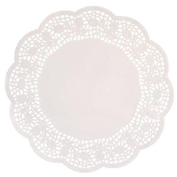 Witte Placemat Papier 21cm 28st, Verzenden