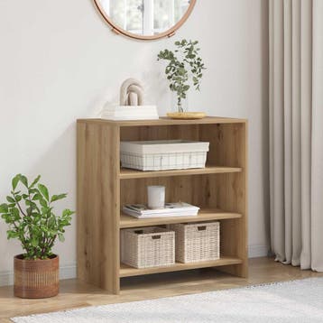 vidaXL Dressoir Bruin 70 x 41 x 75 cm Bewerkt hout, Huis en Inrichting, Verzenden, Nieuw
