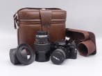 Minolta X-300s + MD Zoom 28–70mm + Focal MC Auto 200mm +