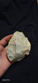 Paleolithisch Vuursteen Bifaciaal Mousterien gereedschap van