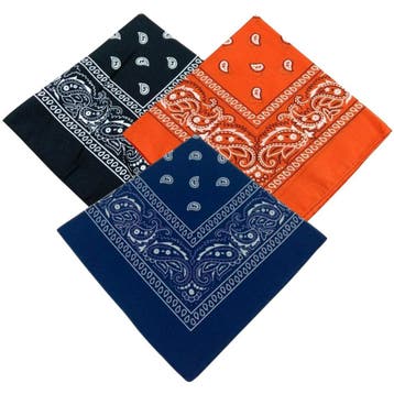Fako Fashion - 3-Pack Paisley Bandana - Boeren Zakdoek -, Kleding | Heren, Verzenden, Nieuw