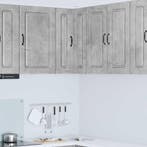 vidaXL Vaatwasserpaneel met opslag Kalmar Beton Grijs 57 x, Verzenden, Nieuw