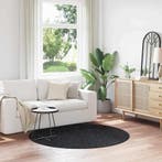 vidaXL Antislip Shaggy Tapijt Donkergrijs 160 x 160 cm PP, Verzenden, Nieuw