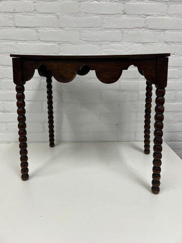 Bijzettafel - Tafeltje - Hout - Antiek Bijzettafeltje, Antiek en Kunst