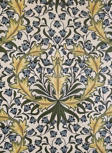 William Morris - Exclusieve stof Wandle 1884 - Exclusieve