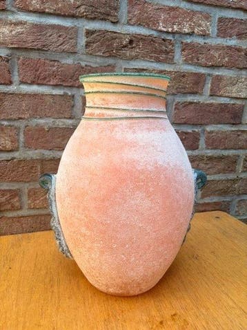 Vase - Verre de Murano - Murano Scavo Amfora, Antiquités & Art, Antiquités | Verre & Cristal