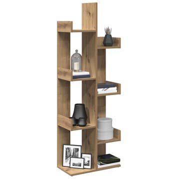 vidaXL Boekenkast 48x25,5x140 cm bewerkt hout artisanaal, Verzenden, Nieuw