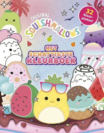 De Super Squishy Club - Het officiële Squishmallows kleurbo, Verzenden