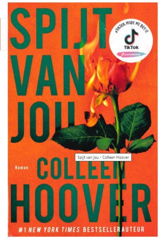 Spijt van jou - Colleen Hoover (bekend van TikTok), Boeken, Overige Boeken, Gelezen, Verzenden