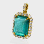 Sans prix de réserve - Pendentif - 14 carats Or jaune, IGI