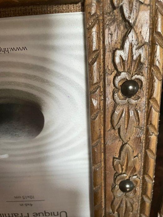 Cadre de présentation (4) - Bois - Cadres en bois sculptés à, Antiek en Kunst, Kunst | Designobjecten