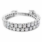 Zonder minimumprijs - Armband - 14 karaat Witgoud - 5.26ct.