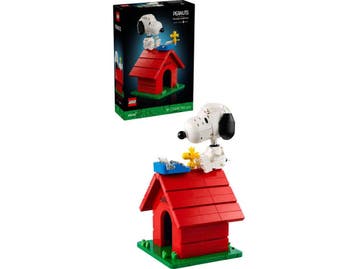 LEGO Ideas - Peanuts: Snoopys hondenhok - 21368 - 964, Verzenden, Zo goed als nieuw