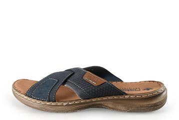 Rieker Slippers in maat 44 Blauw, Slippers, Zo goed als nieuw, Rieker, Verzenden