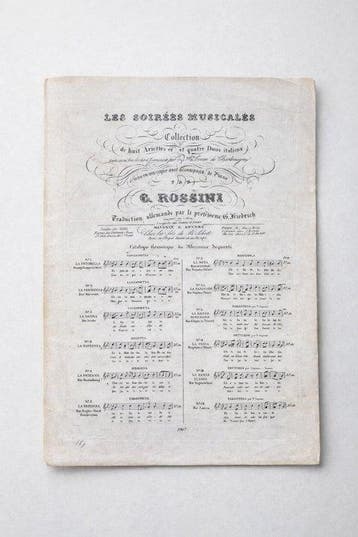 Enea Zenoni, Giacomo Meyerbeer, Gioachino Rossini - Tre